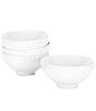 Color:White - Image 2 - Alexa Collection Small Glazed Cereal Bowls, Set of 4