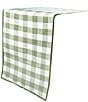 Color:Green - Image 1 - Green Plaid 72#double; Table Runner