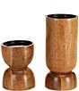 Color:Natural - Image 6 - Simplicity Collection Dual Taper Candle & Pillar Candle Holder