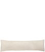 Color:Taupe - Image 2 - Simplicity Collection Embroidered Oversize Bolster Pillow