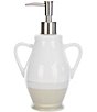 Color:White/Taupe - Image 1 - Simplicity Collection Kaden Soap/Lotion Dispenser