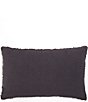Color:Grey - Image 2 - Simplicity Collection Melange Loop Lumbar Pillow