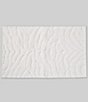 Color:White - Image 1 - Simplicity Collection Oasis Woven Textured Bath Rug