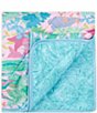 Color:Multi - Image 1 - Spring Collection Floral Picnic Blanket With Carrier