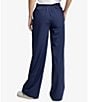 Color:Nautical Navy - Image 2 - Teegan Woven Wide Leg Elastic Waist Side Pocket Stretch Moisture Wicking Pant