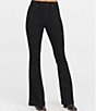 Color:Clean Black - Image 1 - Flare Pull-On High Rise Stretch Jeans