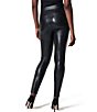 Color:Luxe Black - Image 3 - Leather-Like Fabrication Skinny Pants