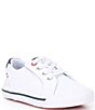 Color:White - Image 1 - Kids' Striper II Junior Leather Sneakers (Infant)
