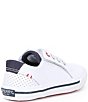 Color:White - Image 2 - Kids' Striper II Junior Leather Sneakers (Infant)