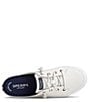 Color:White - Image 3 - Crest Vibe Canvas Slip-On Sneaker Mules