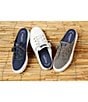 Color:White - Image 5 - Crest Vibe Canvas Slip-On Sneaker Mules