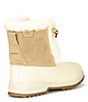 Color:Sand - Image 2 - Maritime Repel Water Resistant Suede Faux Fur Cold Weather Boots