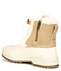 Color:Sand - Image 3 - Maritime Repel Water Resistant Suede Faux Fur Cold Weather Boots
