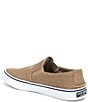 Color:Taupe - Image 3 - Men's Perforated Striper Slip-Ons
