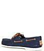 Color:Navy - Image 3 - Men's SeaCycled™ Authentic Original 2-Eye Baja Boat Shoes