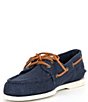 Color:Navy - Image 4 - Men's SeaCycled™ Authentic Original 2-Eye Baja Boat Shoes