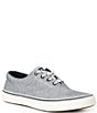 Color:Navy - Image 1 - Men's Striper II Chambray Lace-To-Toe Sneakers