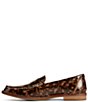 Color:Brown - Image 3 - Seaport Tortoise Print Patent Leather Penny Loafers