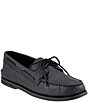 Color:Black - Image 1 - Men's Top-Sider Authentic Original 2-Eye Leather Boat Shoes
