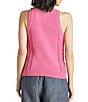 Color:Fiore - Image 2 - Ally Knit Scoop Neck Sleeveless Tank Top