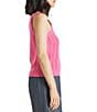 Color:Fiore - Image 5 - Ally Knit Scoop Neck Sleeveless Tank Top
