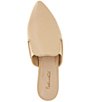 Color:Light Almond - Image 6 - Liza Leather Flat Mules