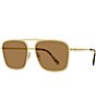 Color:Endura Gold - Image 1 - Women's 40069 57mm Aviator Sunglasses