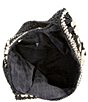 Color:Black - Image 3 - Bora Raffia Hobo Tote Bag