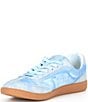 Color:Blue - Image 4 - Duo Suede Gum Sole Retro Sneakers