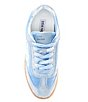 Color:Blue - Image 5 - Duo Suede Gum Sole Retro Sneakers