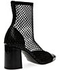 Color:Black - Image 3 - Eleanor Rhinestone Mesh Dress Booties