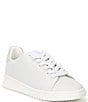 Color:White - Image 1 - Elsin Leather Platform Sneakers