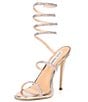Color:Rhinestone - Image 4 - Exotica Rhinestone Ankle Wrap Dress Sandals