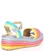 Color:Rainbow Multi - Image 2 - Girls' J-Cleo Platform Sandals (Youth)