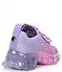 Color:Pink Purple Ombre Multi - Image 2 - Girls' J-Miss Rainbow Ombre Rhinestone Sneakers (Toddler)
