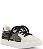 Color:Black Lace - Image 1 - Girls' J-Rezume Glitter Star Sneakers (Youth)
