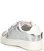 Color:Iridescent Silver - Image 3 - Girls' T-Flori Iridescent Rhinestone Embellished Butterfly Sneakers (Toddler)