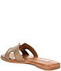 Color:Bronze - Image 3 - Hadyn-R Rhinestone Embellished Flat Slide Sandals