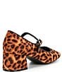 Color:Leopard - Image 2 - Hawke-L Leopard Print Calf Hair Mary Jane Pumps