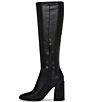 Color:Black - Image 4 - Lizah Knee High Stacked Block Heel Boots