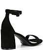 Color:Black - Image 2 - Matty Nubuck Leather Dress Sandals