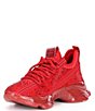 Color:Red - Image 4 - Maxima Rhinestone Embellished Chunky Sneakers