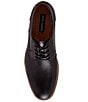 Color:Black - Image 6 - Men's Bader Leather Plain Toe Lace-Up Oxfords
