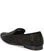 Color:Black - Image 3 - Men's Caviarr Crystal Embellishment Slip-On Loafers