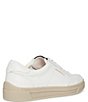 Color:White - Image 3 - Men's Neal Leather Lace-Up Sneakers