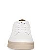 Color:White - Image 5 - Men's Neal Leather Lace-Up Sneakers