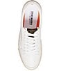 Color:White - Image 6 - Men's Neal Leather Lace-Up Sneakers