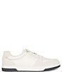 Color:White - Image 2 - Men's Nico Leather Lace-Up Sneakers