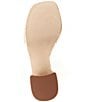 Color:Natural/Multi - Image 6 - Mercerr Jute Leather Ankle Strap Block Heel Dress Sandals