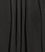 Color:Black - Image 3 - Prairie Dreams Satin V-Neck Ruffle Cap Sleeve Mini Blouson Dress
